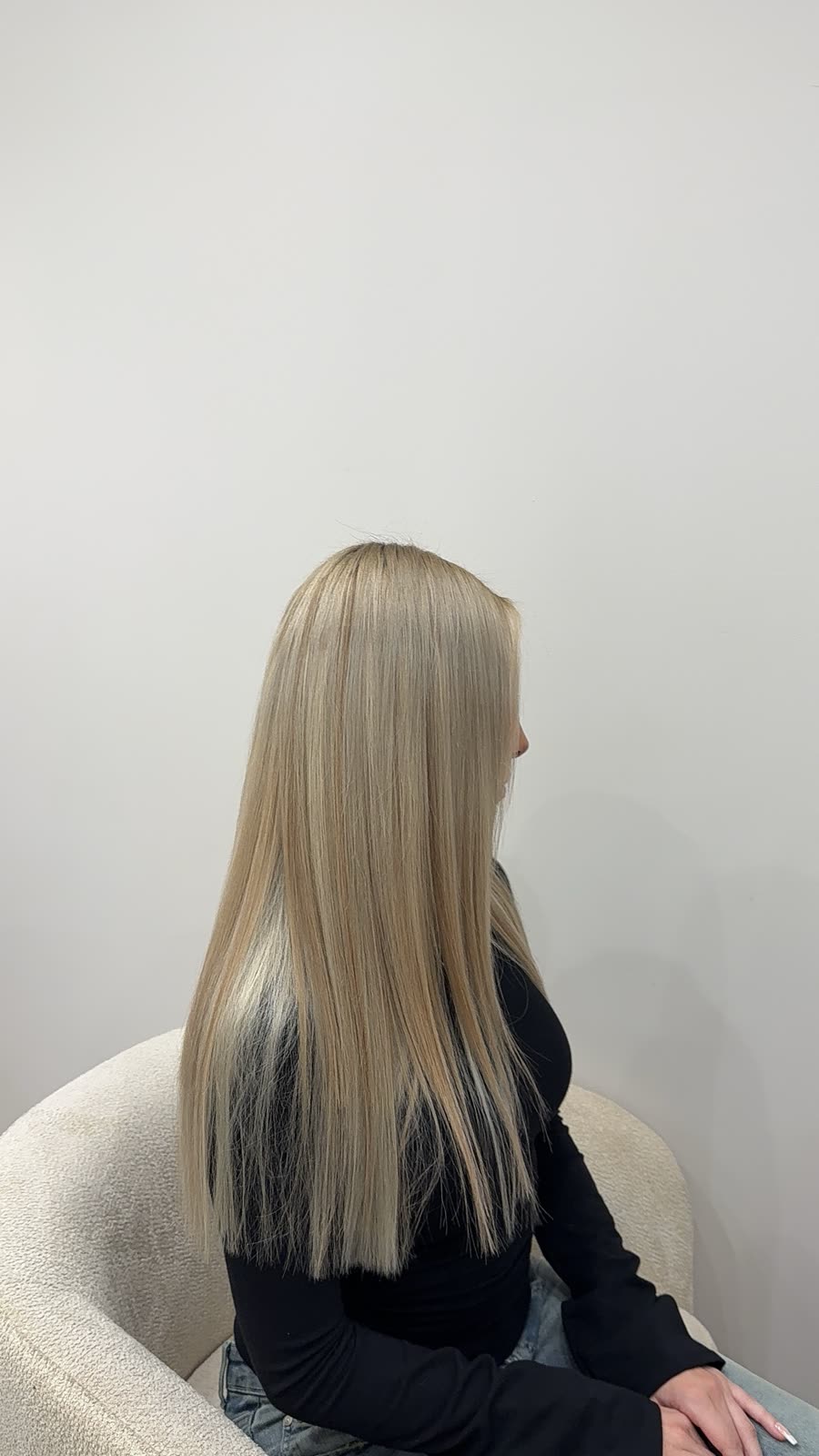 Cliente de dos avec un blond lisse