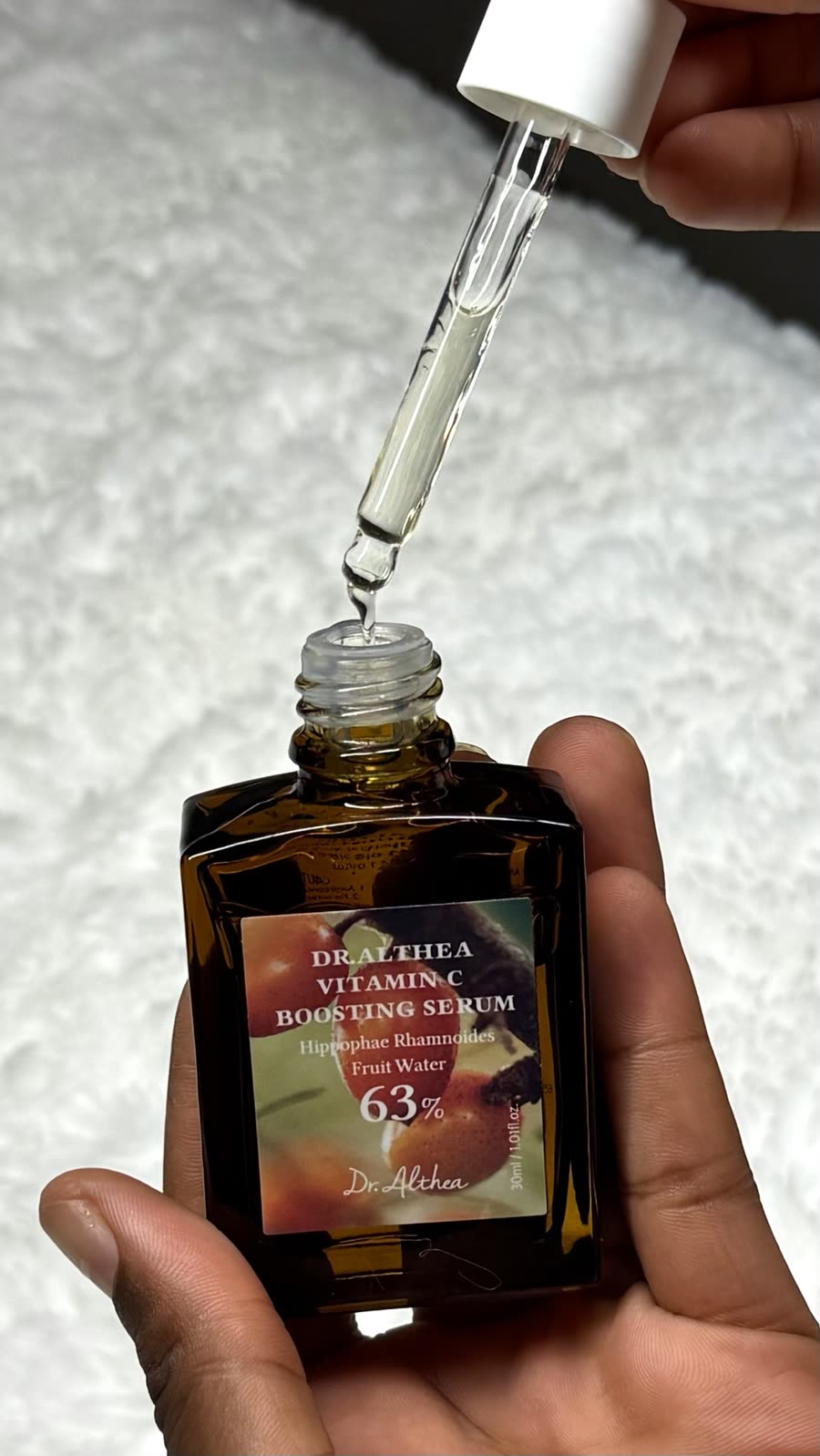 Sérum à la vitamine C avec sa pipette